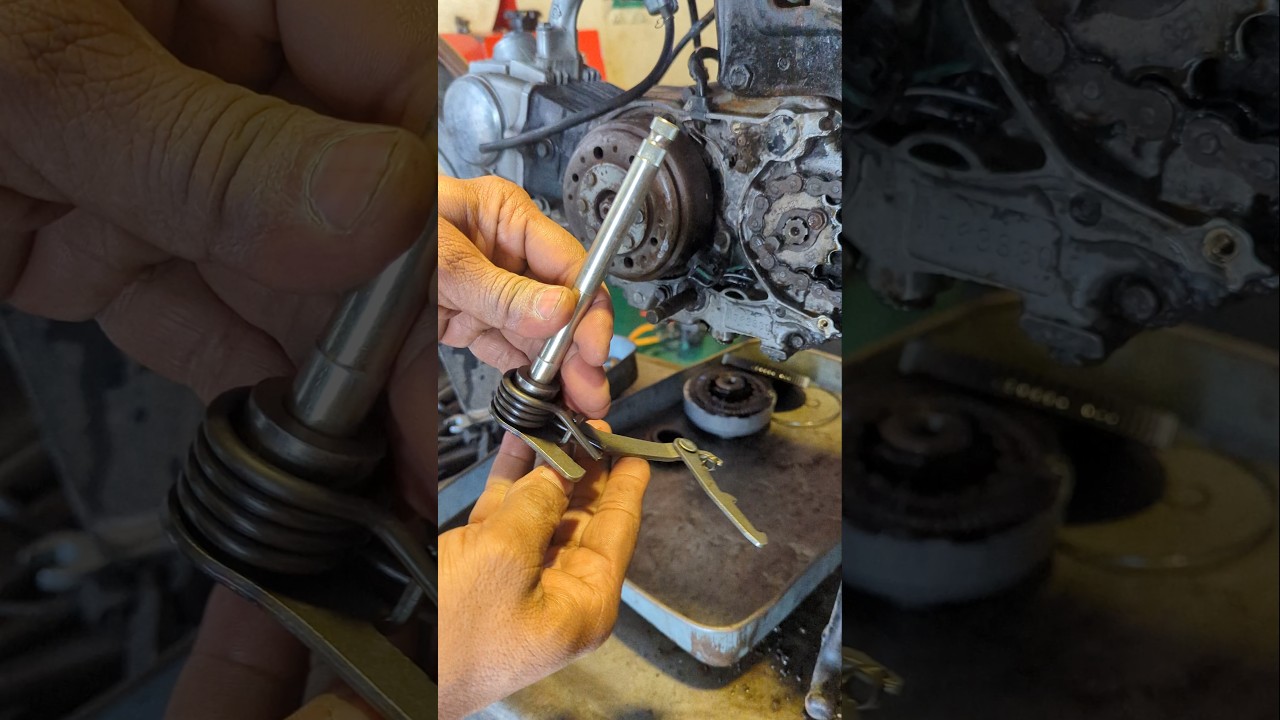 motorcycle gear shaft replacement #youtubeshorts #automobile #hondacd #hondacd70 #motorcycle