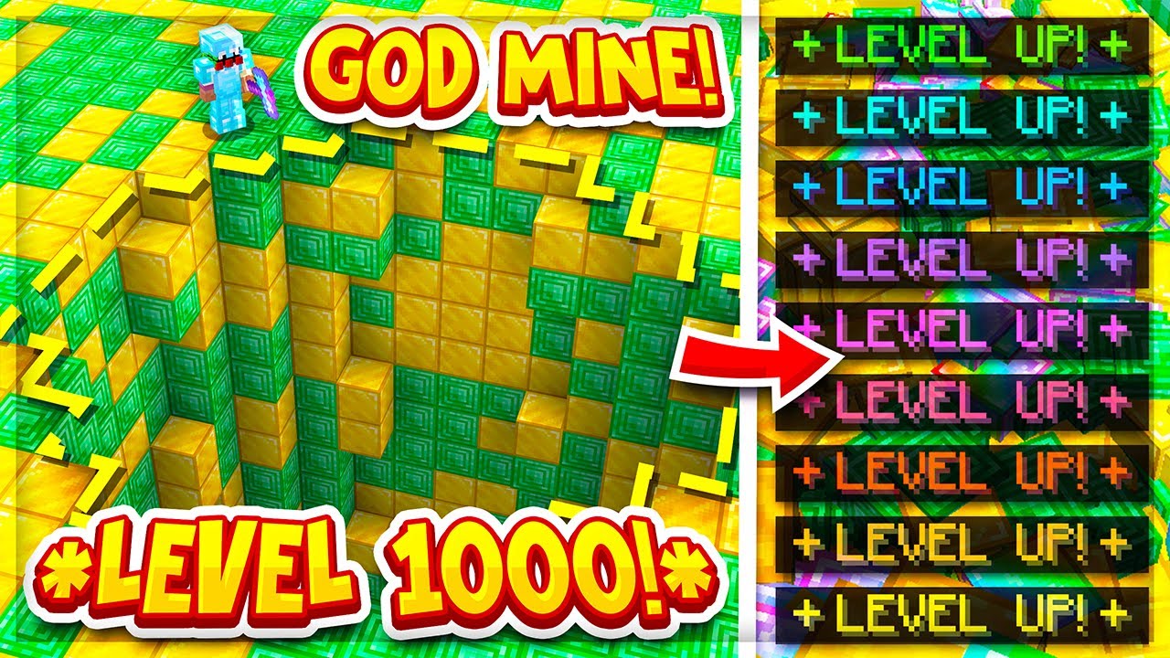 THIS LEVEL 1,000 GOD MINE MAKES BILLIONS! | Minecraft Prison | McHub Atlantic