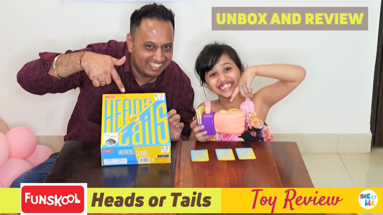 #ToyReview | FunSkool Heads and Tails | Fun game to play with friends and Family | He She and Me