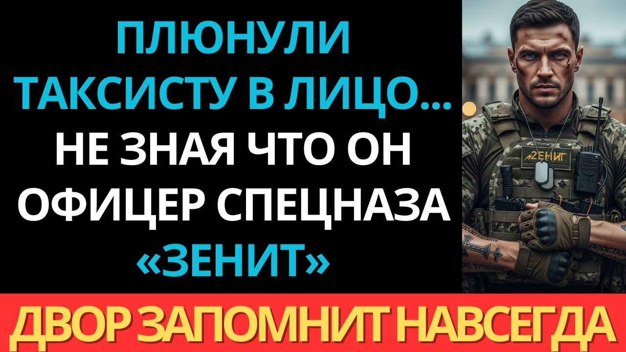Плюнули таксисту в лицо при дочери… двор показал, кто такой офицер группы «Зенит».