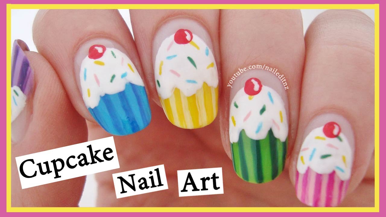 Cupcake Nail Art ♥ Easy & Cute