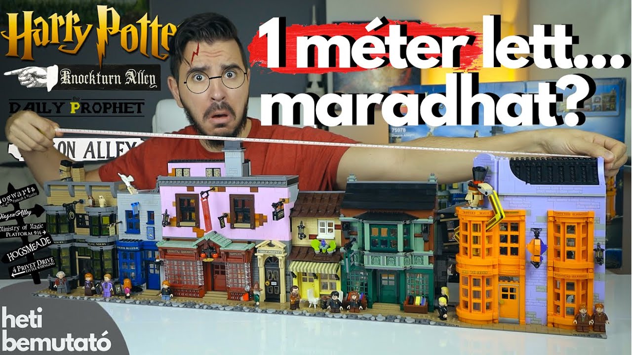 2020 LEGnagyobb LEGO HARRY POTTER készlete || LEGO 75978 Abszol út bemutató