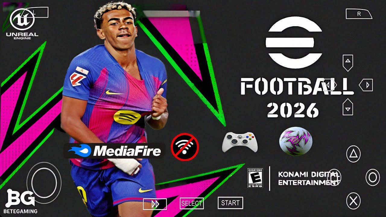 eFootball PES 2026 PPSSPP Android Offline PS5 Camera | Полное обновление eFootball 2026 PSP и Pla...