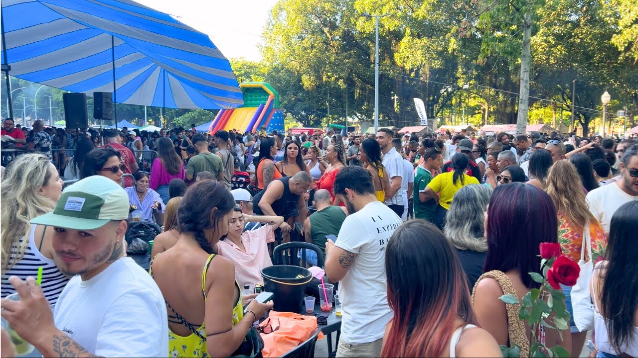 SUNDAY AT RIO'S BIGGEST STREET MARKET – ONE DAY AFTER LADY GAGA'S MEGA SHOW 【4K】