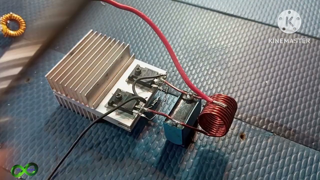 AQUECEDOR POR INDUÇÃO CASEIRO COM IGBT PASSO A PASSO #eletrônica