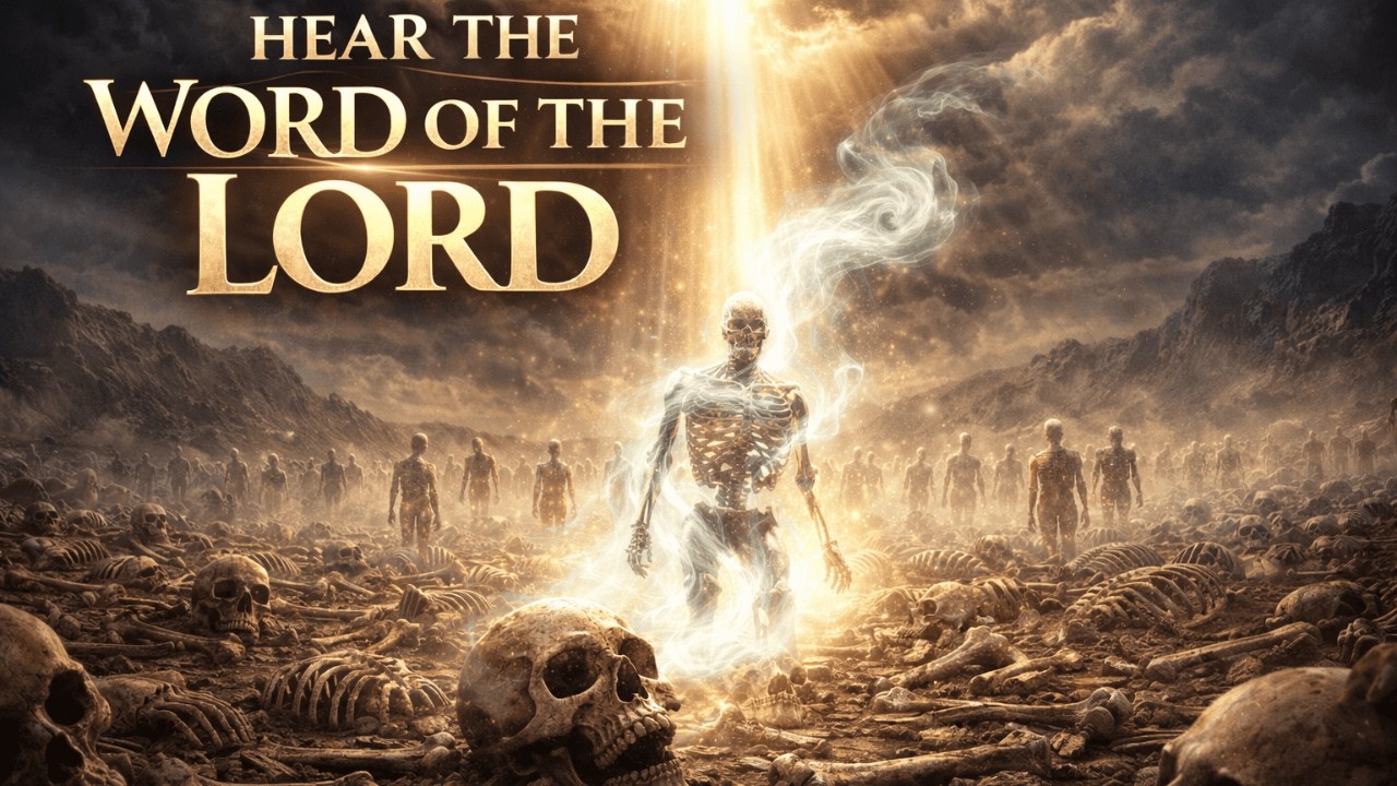 HEAR THE WORD OF THE LORD | Valley of Dry Bones (Ezekiel 37) Powerful Prophetic Worship