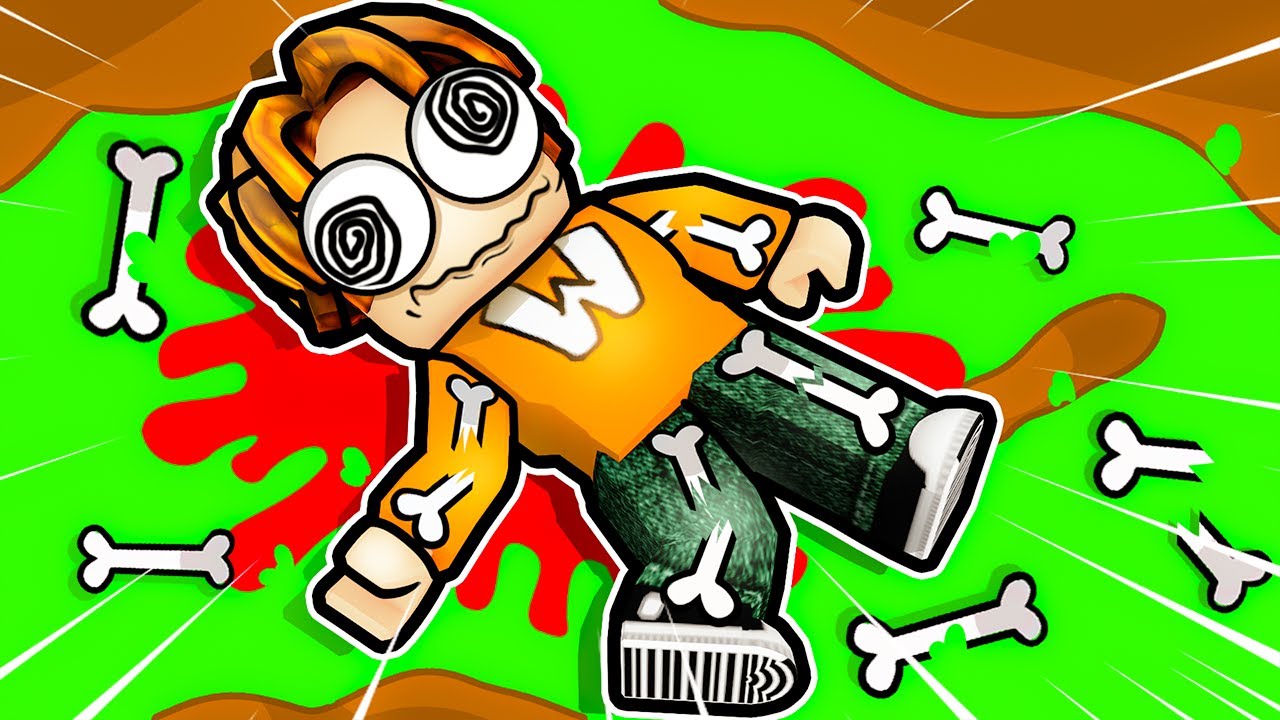 ¡ME ROMPO TODOS LOS HUESOS EN ROBLOX! 🤕💥