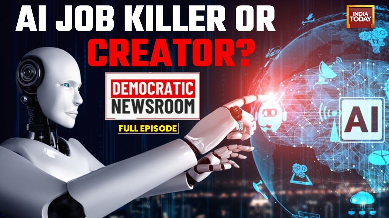 Democratic Newsroom | Is AI A Job Killer Or Career Creator For India? | Artificial Intelligence