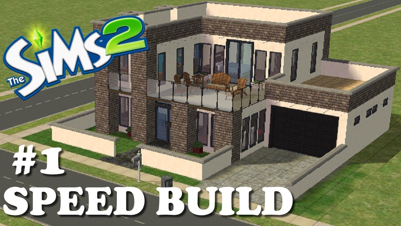 Sims 2 | Speed Build | No CC | MODERN HOUSE