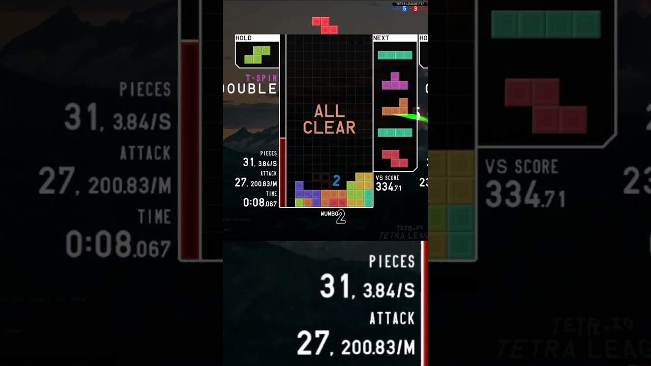 Perfect Clears VS Doremy [Tetr.io]