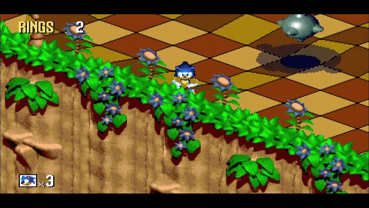 Sonic 3D: Flickies' Island - Mega Drive - Fastest Time - Green Grove Act 3 - 26s