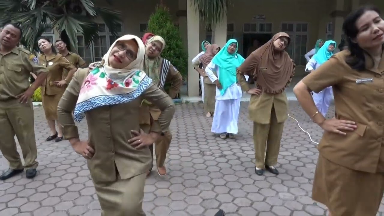 Senam Pagi di Lingkungan RSUD sebelum Covid-19 menyerang Kabupaten Deli Serdang!!!