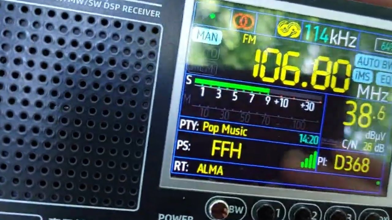 FM Bandscan Rennsteigpass bei Ruhla (Thüringen) Wartburgkreis DP666 04.09.25
