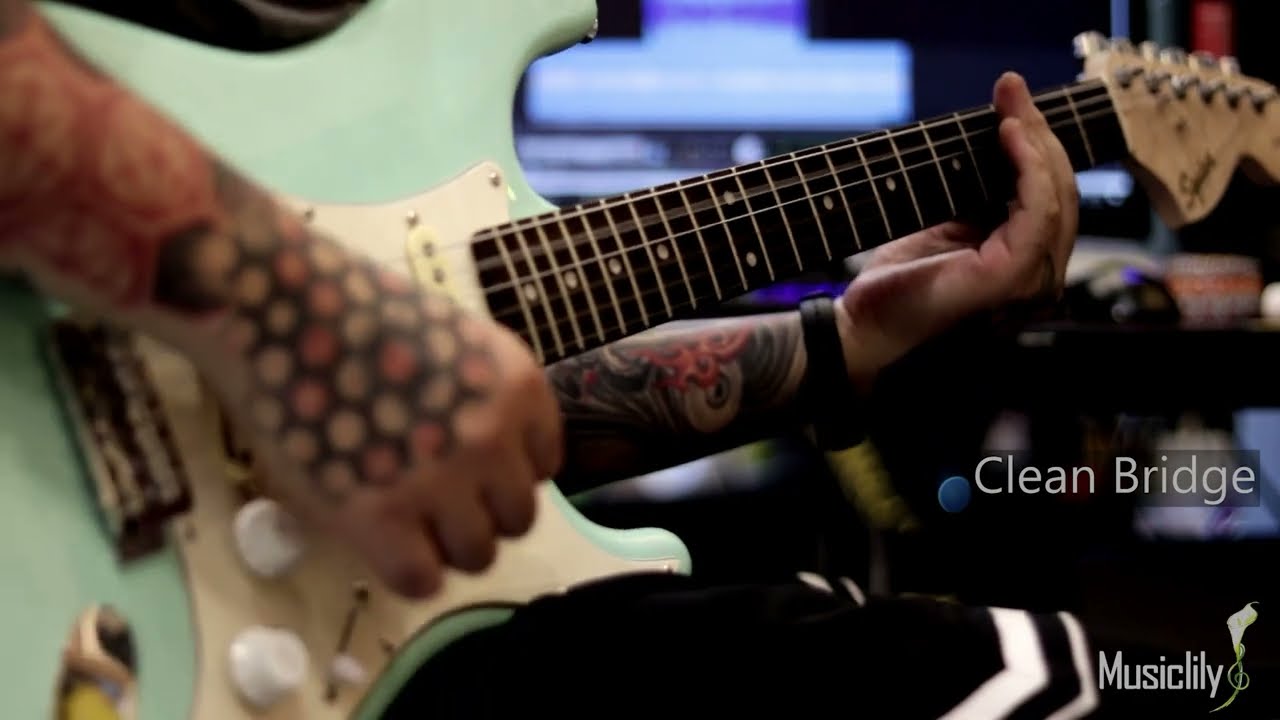 Clean Demo sound: Musiclily Wilkinson Vintage Tone Alnico 5 Staggered Strat Single Coil Pickups Set