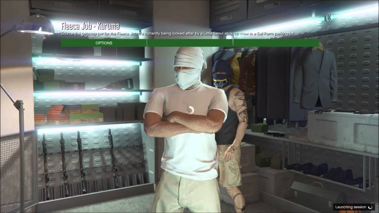 Let's Play GTA 5 #2 Small Bank Job (GTA Online Heist, PS4)