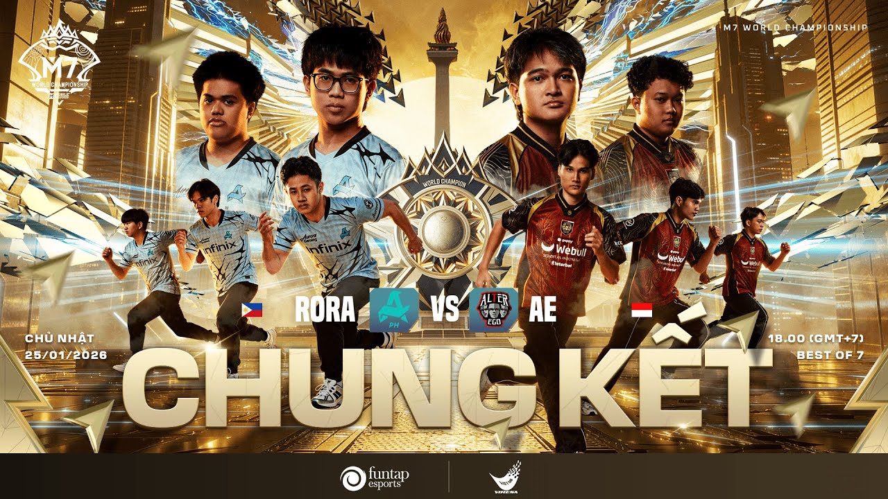 🔴 CO-STREAM | ALTER EGO ESPORTS VS AURORA GAMING PH | CHUNG KẾT GIẢI VÔ ĐỊCH THẾ GIỚI MLBB M7