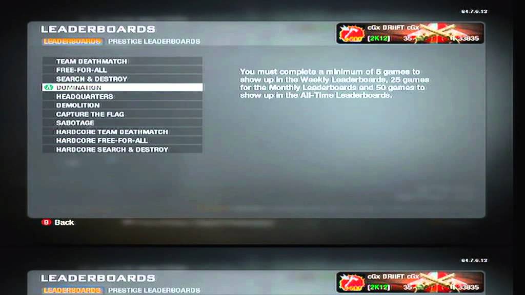 black ops derank glitch