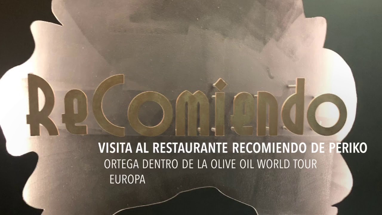 Visita al rte. Recomiendo en Córdoba con la Olive Oil World Tour Europa...