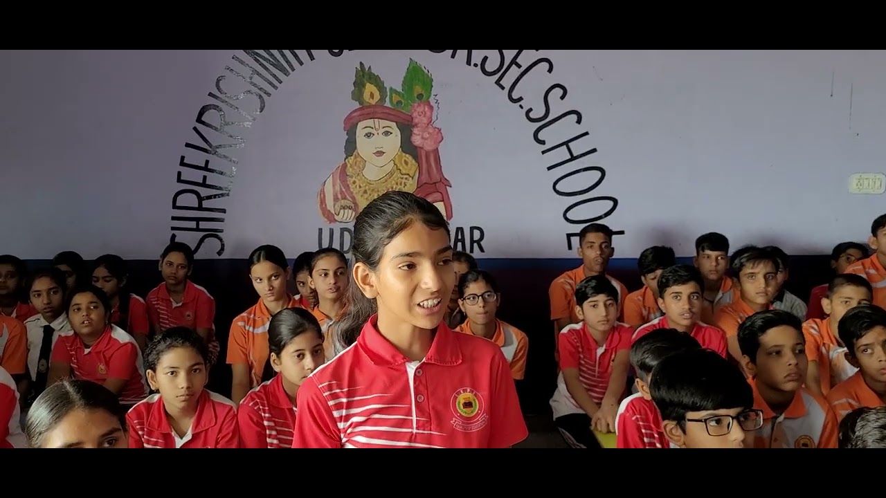 Shree Krishna Public School Udairamsar Class 6th & 7th students #skpsudairamsar #LkpsEnglishAcademy 