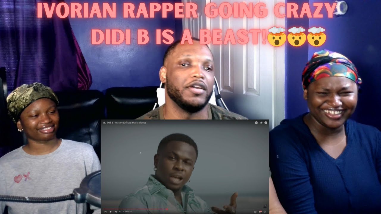 Nigerian siblings reacts to Didi B - History!!! Didi B is a BEAST (Official Music Video)