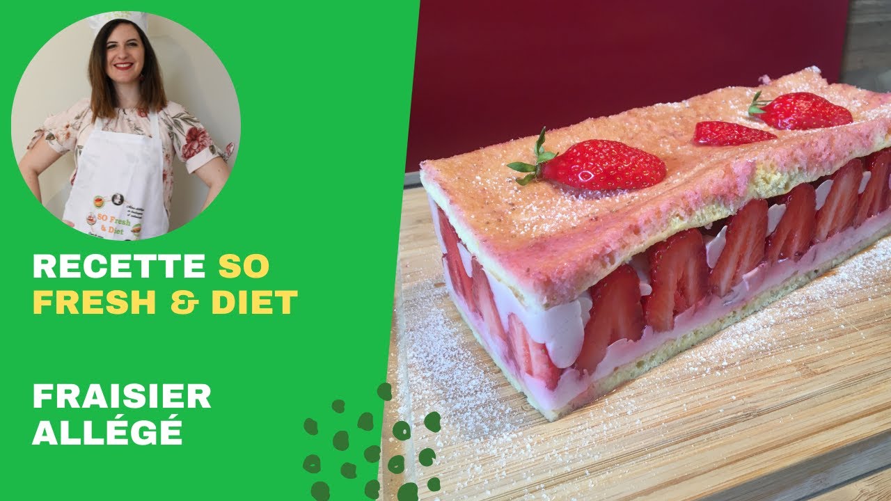 #RECETTE : fraisier allégé