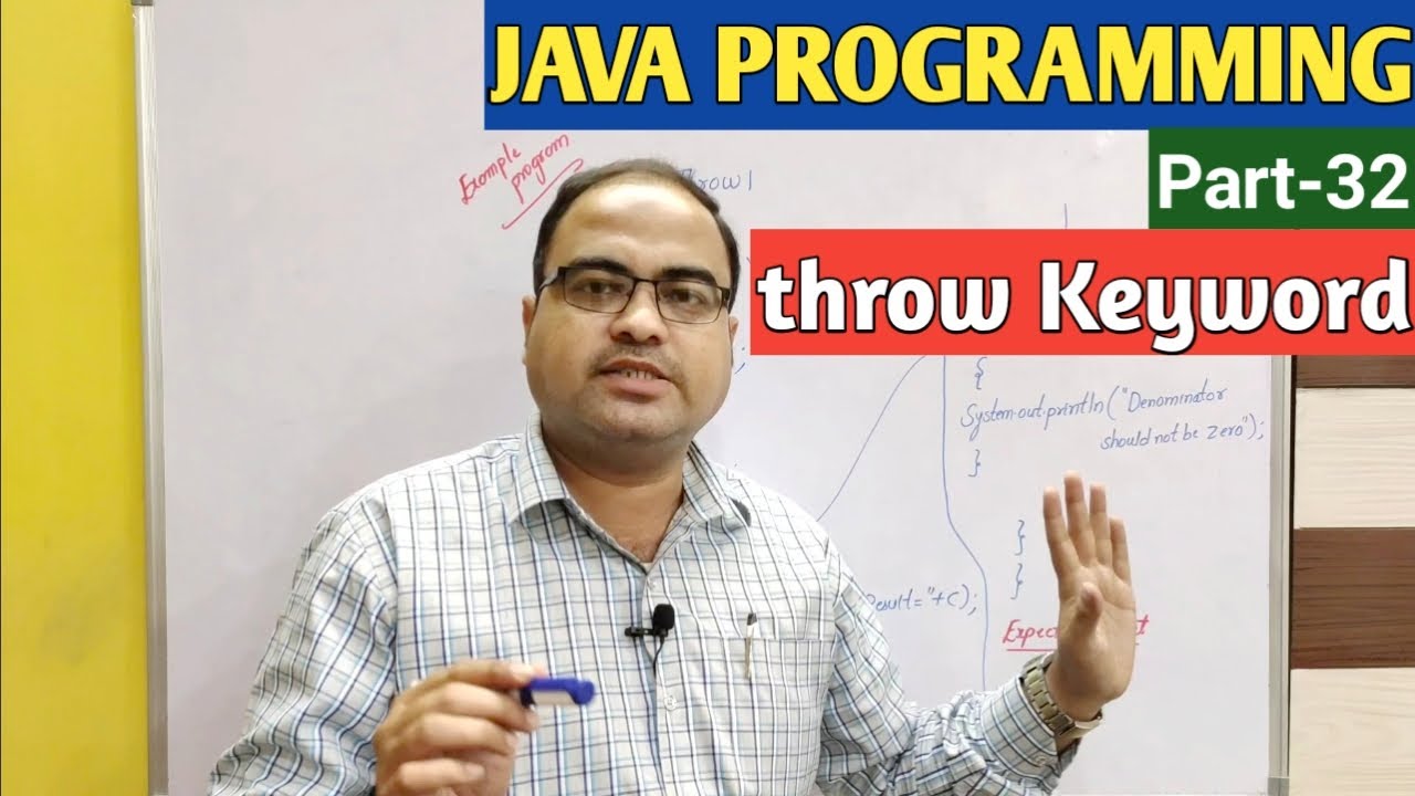 ПРОГРАММИРОВАНИЕ НА JAVA | Часть 32 | Ключевое слово throw
