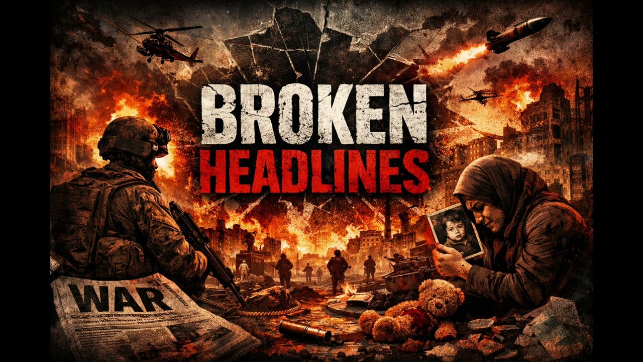 Broken Headlines | Rock Rap Anti-War Song (Conscious Rap 2025)