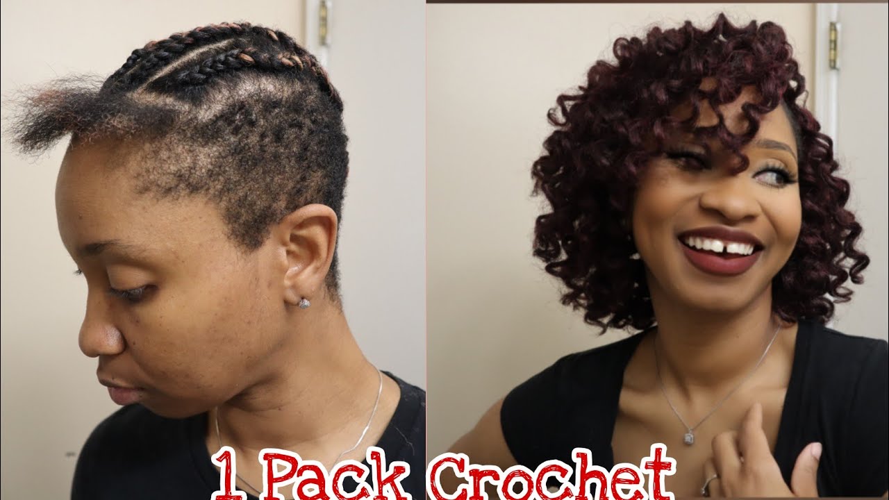 Zury V8910 Rod Set 1 Pack Is Enough Crochet on Short Hair Using Crochet Cap|| Curly Crochet Hair