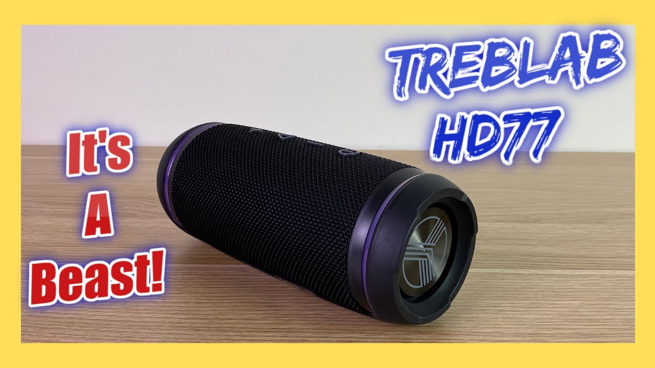 The Loudest I've Tried! Treblab HD77 Bluetooth Speaker!