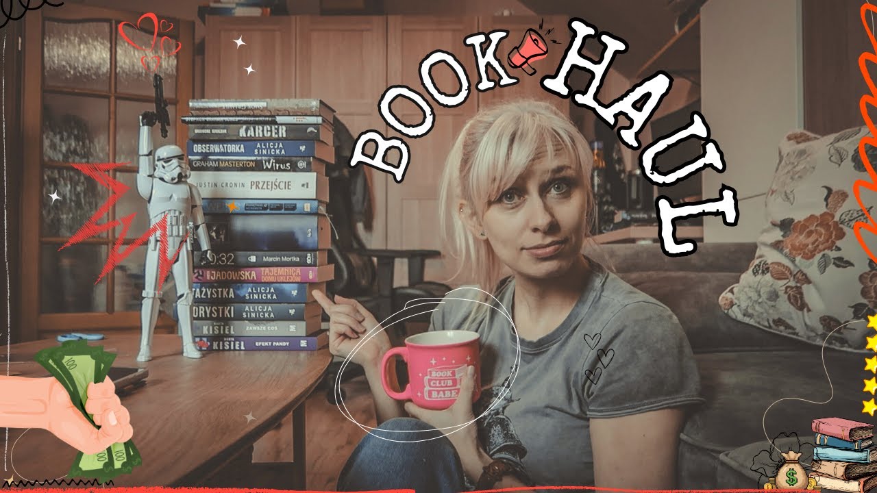 BOOKHAUL (po bardzo długiej przerwie) 📚💰 książki z drugiej ręki 🤑💵 Upychamy razem na regale 🤗🫡