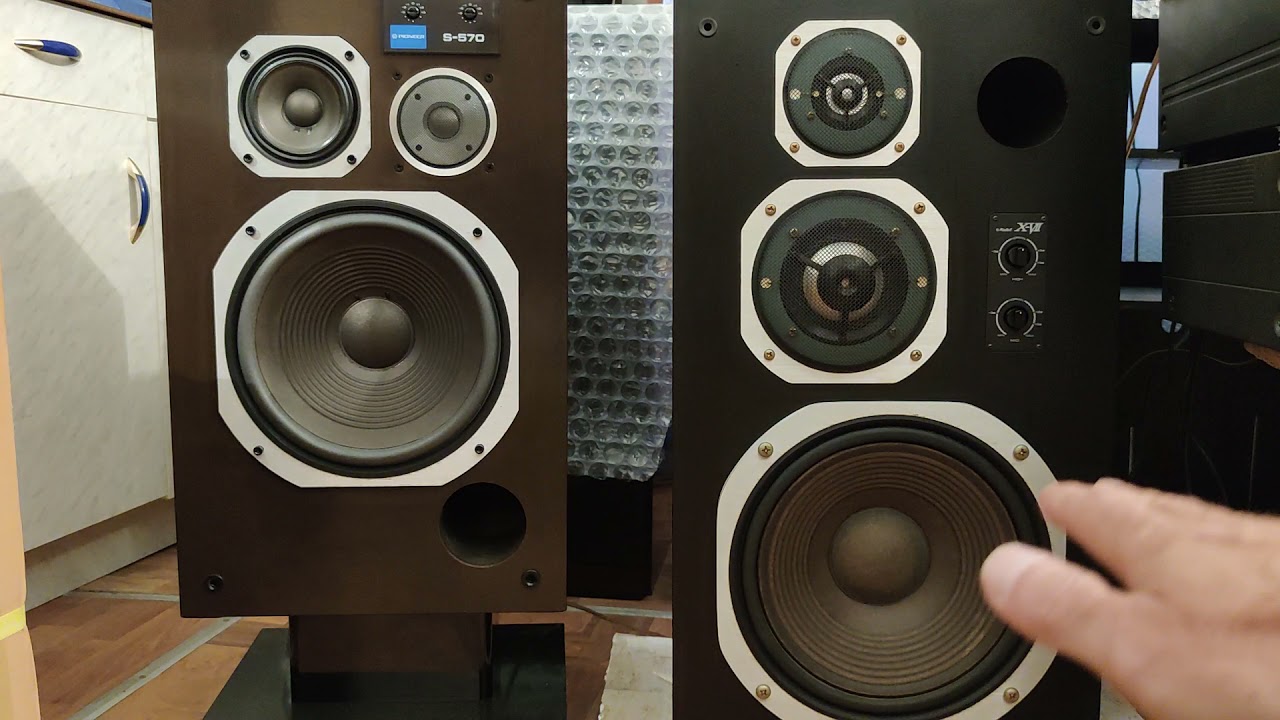Акустика Coral X-Vll и Pioneer S-570 сравнение звука