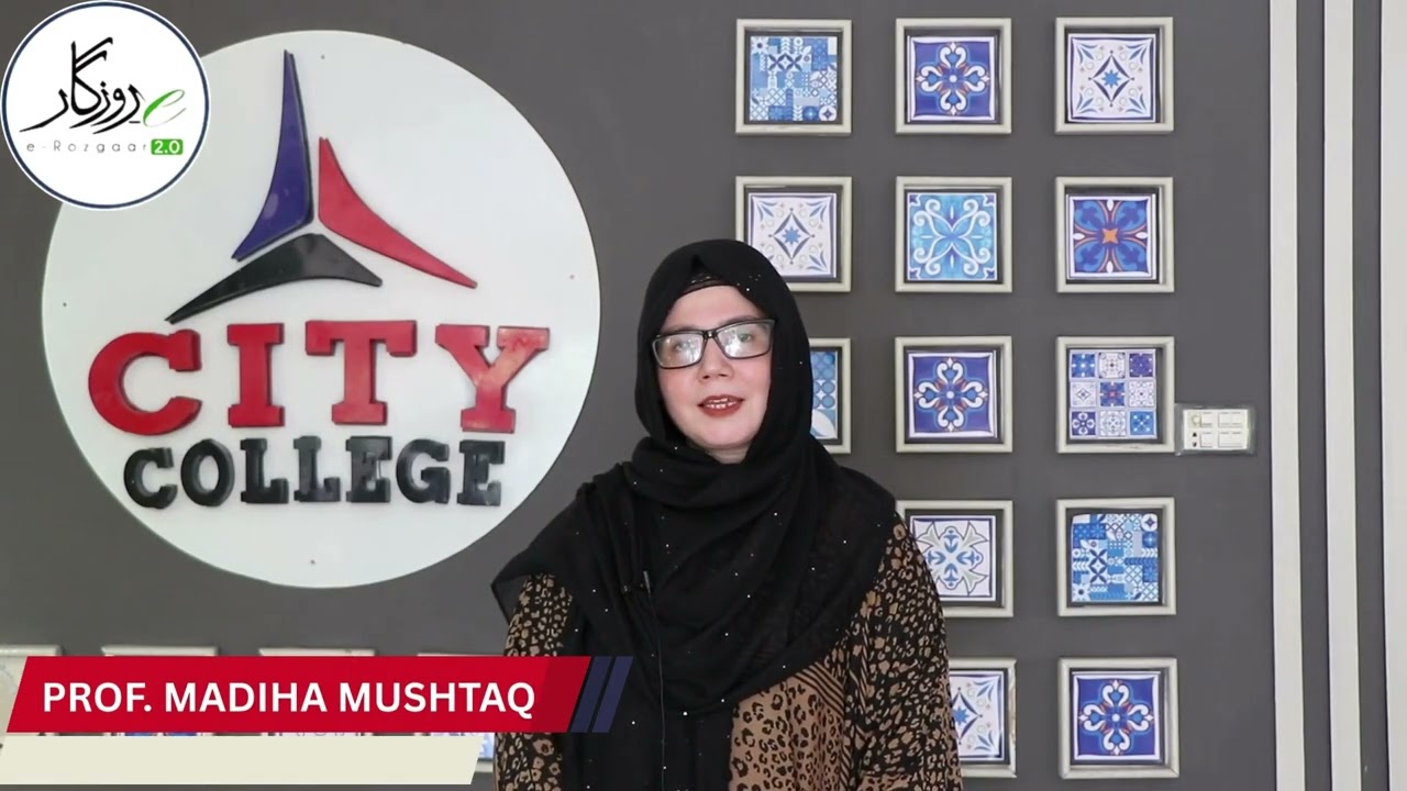 Madiha Mushtaq e-Rozgaar 2.0 Trainee Testimonial | City College Multan Center
