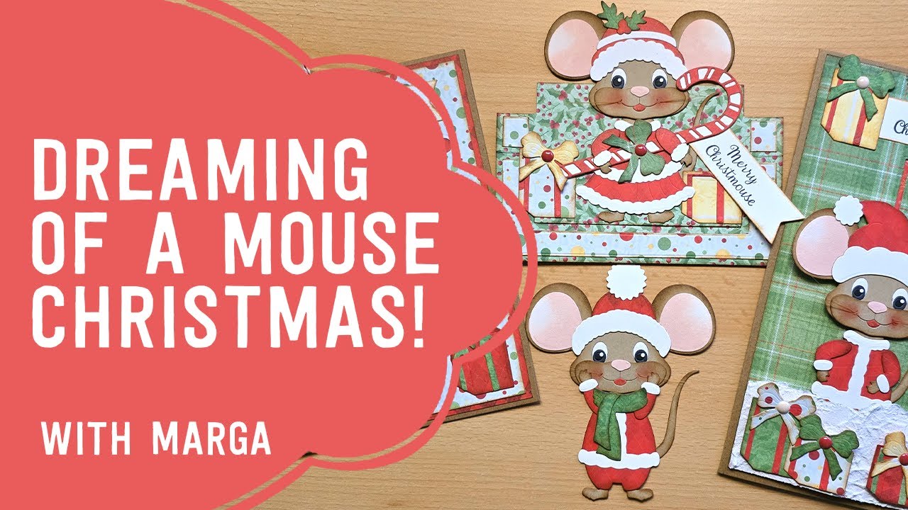 Christmas Mice Cards with Marga!
