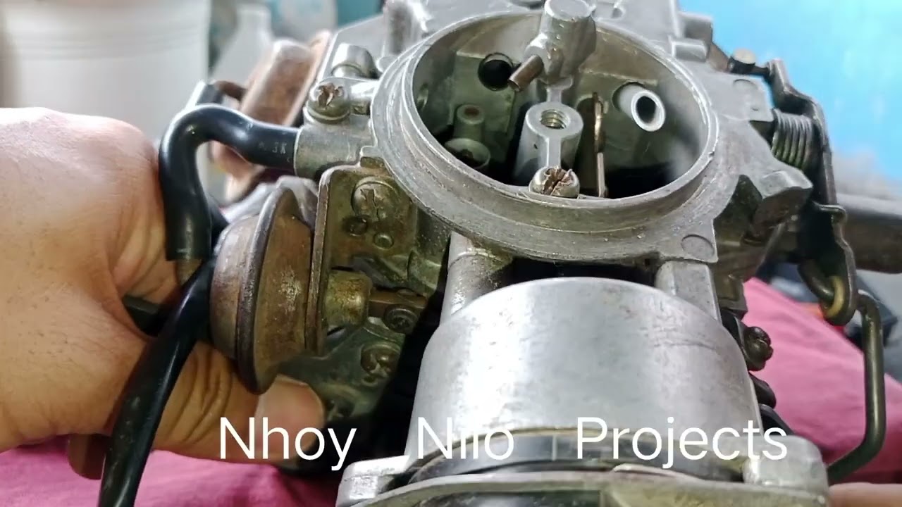 Paano mag set & adjust ng cold start Nissan Sentra Carb