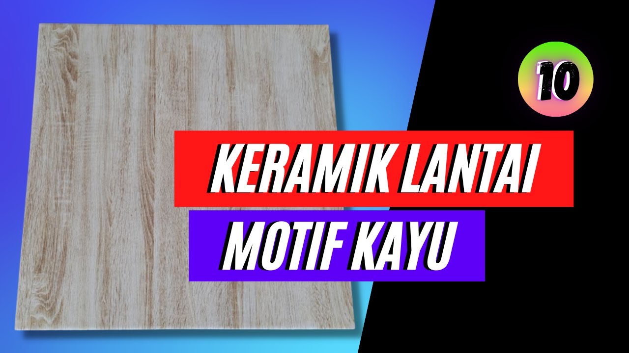 10 Contoh keramik lantai motif serat kayu yang menawan