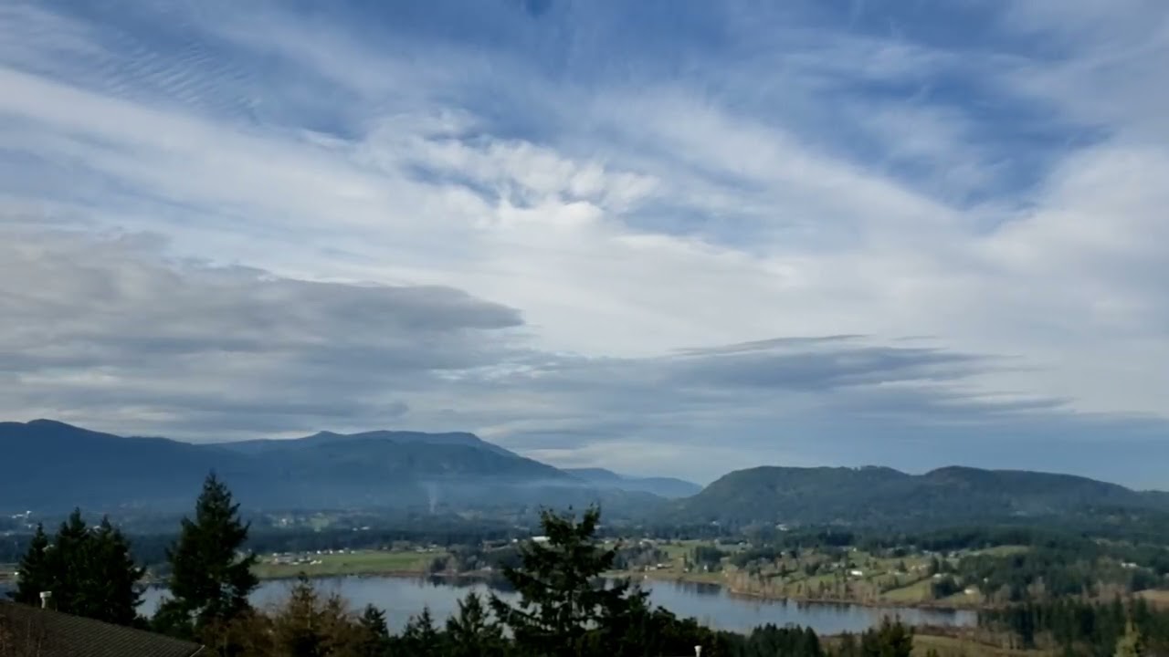Weather Timelapse meteorology 101 north Cowichan Feb 6 2026 0800-1800