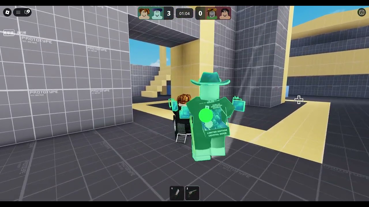 roblox殺手vs警長決鬥遊戲，差點輸，超刺激