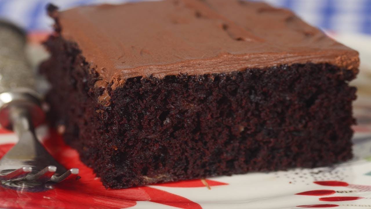 Chocolate Banana Cake Recipe Demonstration - Joyofbaking.com