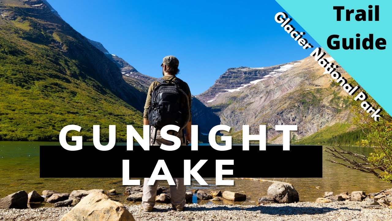 GLACIER NATIONAL PARK TRAIL GUIDE: Hiking the Gunsight Lake Trail.