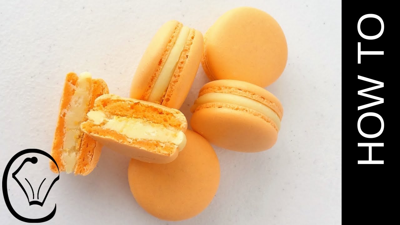 Mango French Macarons No Resting Needed by Cupcake Savvy's Kitchen