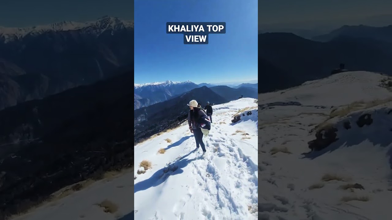 Khaliya Top View ।। Munsyari। । #mountains #view #trek #awesome #cold #2021dec #ytshorts #shorts