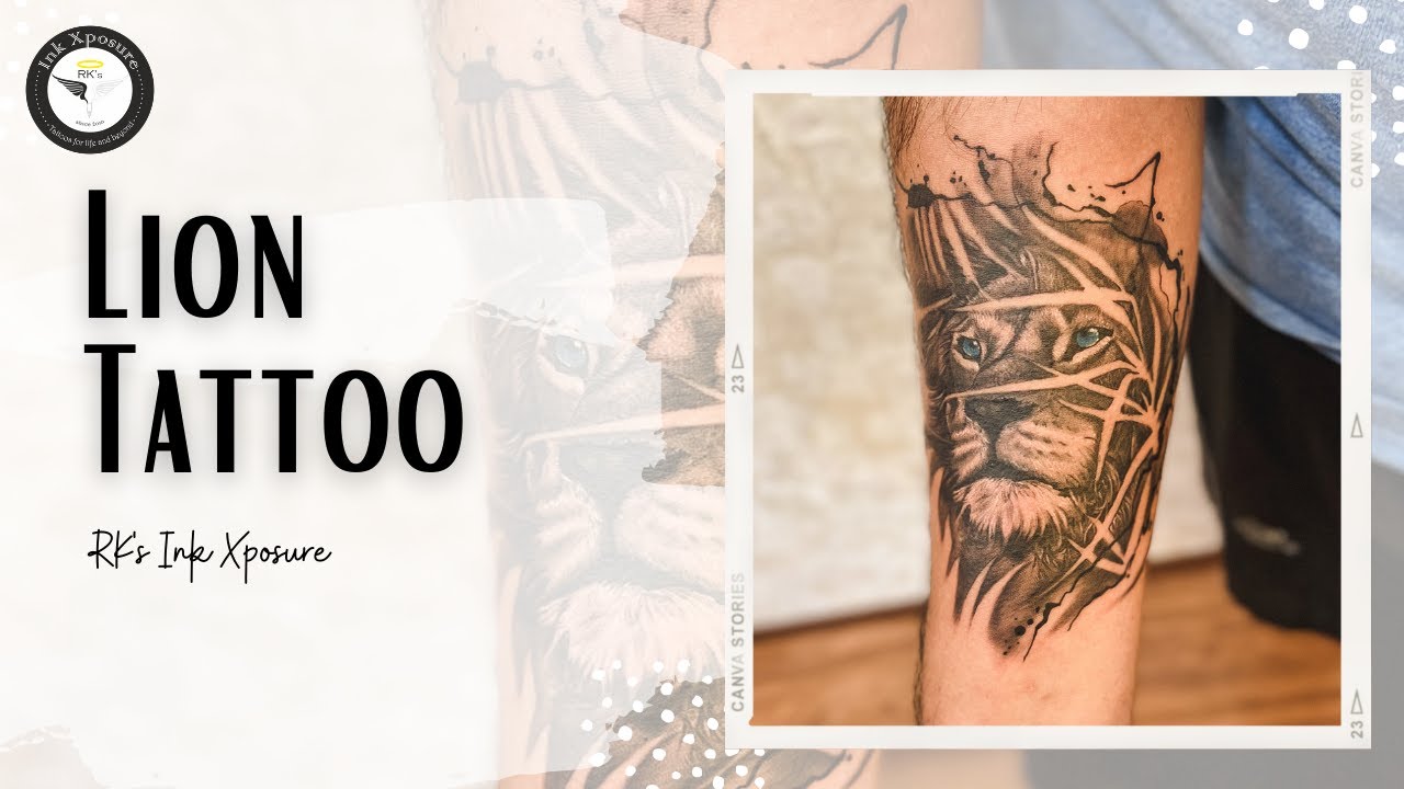 Lion Tattoo @RK's Ink Xposure | Award Winning Tattoo Artist, Goa