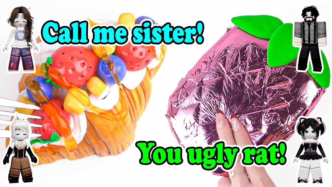 Slime Storytime Roblox | My stepsister and I fought the first day we met