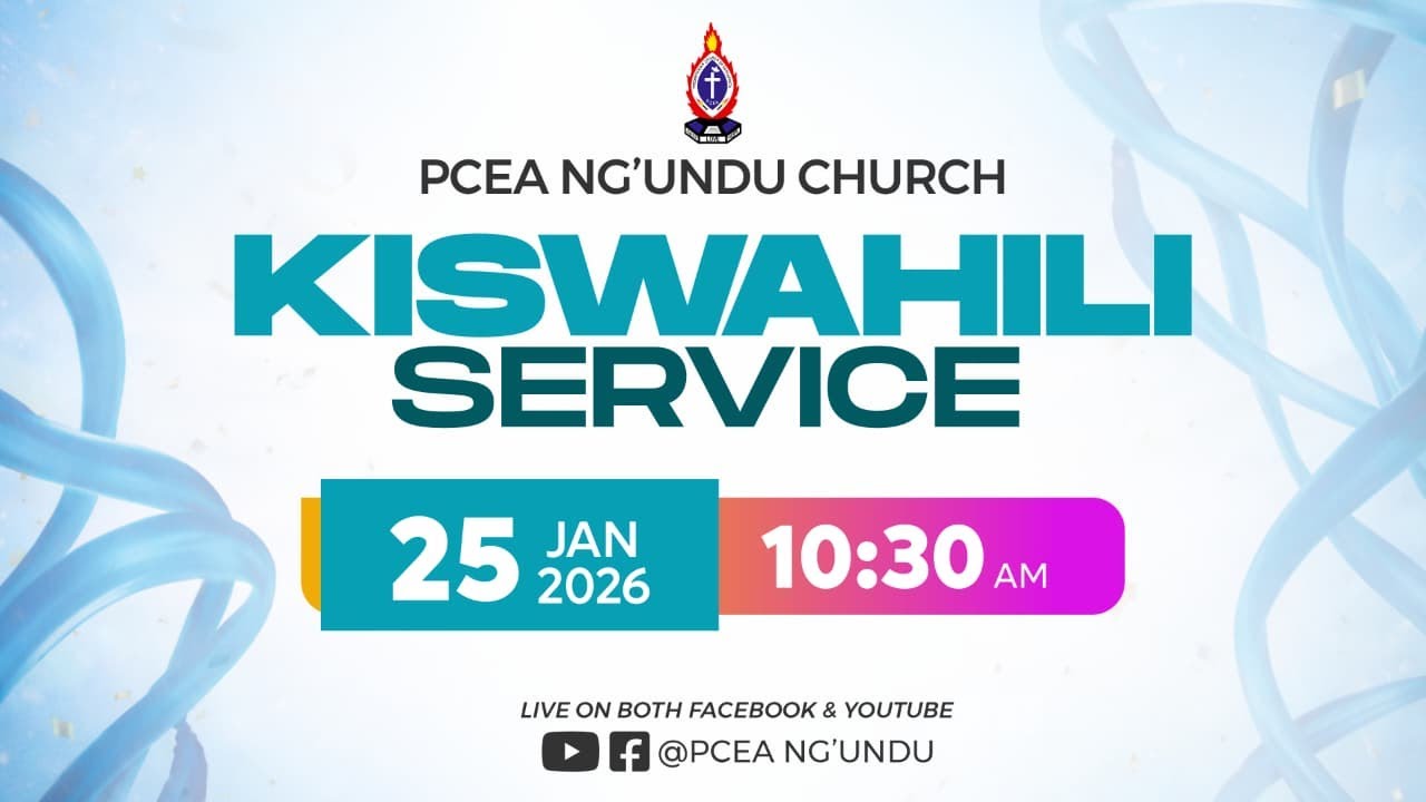 LIVE 🔴 || PCEA NG'UNDU CHURCH | KISWAHILI SERVICE | 25TH JANUARY 2026