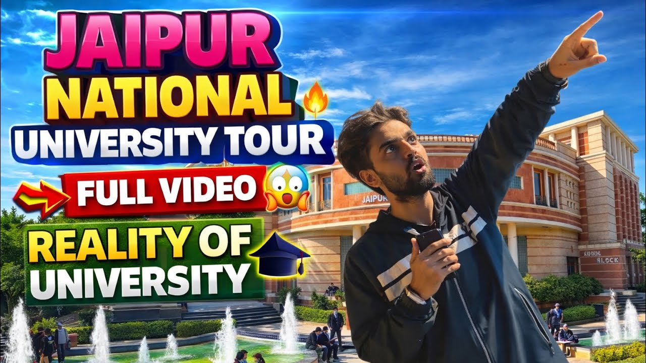 Jaipur National University Tour Full Video 😱 | Reality of University | JNU Jaipur Honest Review 
