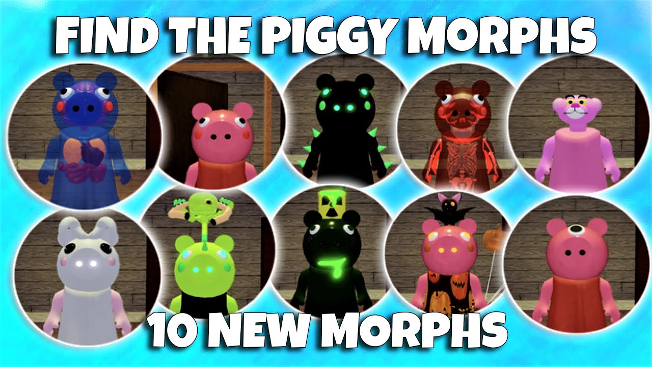 ROBLOX - Find The Piggy Morphs - 10 New Piggy Morphs!