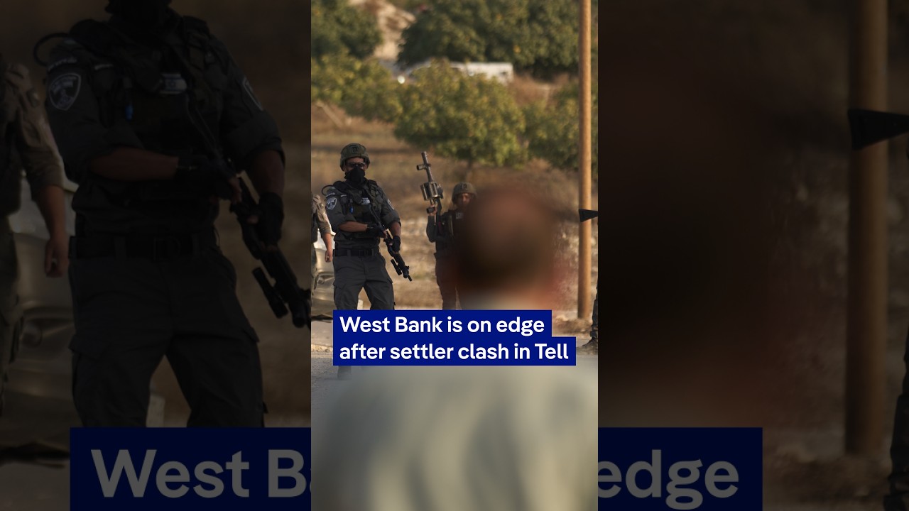 West Bank on edge after Israeli settlers, Palestinians clash in Tell | DW News