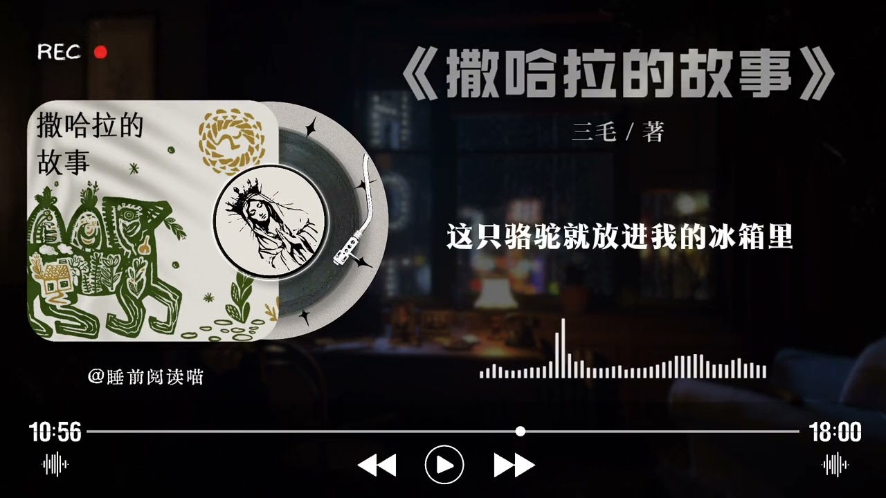 《撒哈拉的故事》终极解读｜三毛：为什么我们在城市活得安全，却活得不像自己？｜睡前文学说｜Bedtime Literature Talks