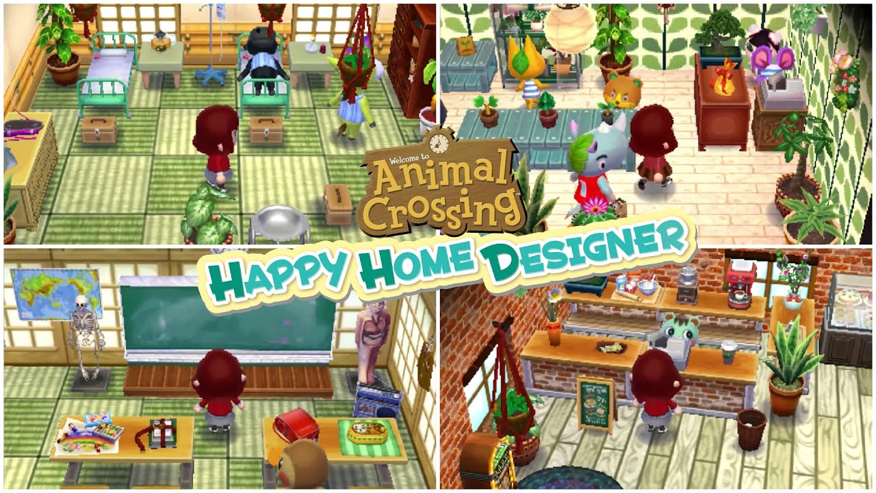 Happy Home Designer :: Main Street Tours :: Hospital, School, Cafe, + Shop