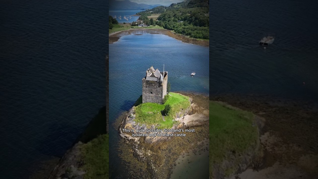 This is Scotland's most isolated castle: The 15th century Castle Stalker #history